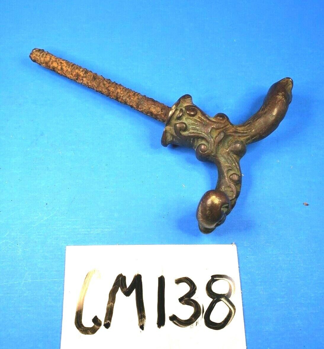 Mirror Swivel Screw Late 1800s Bronze Ornate