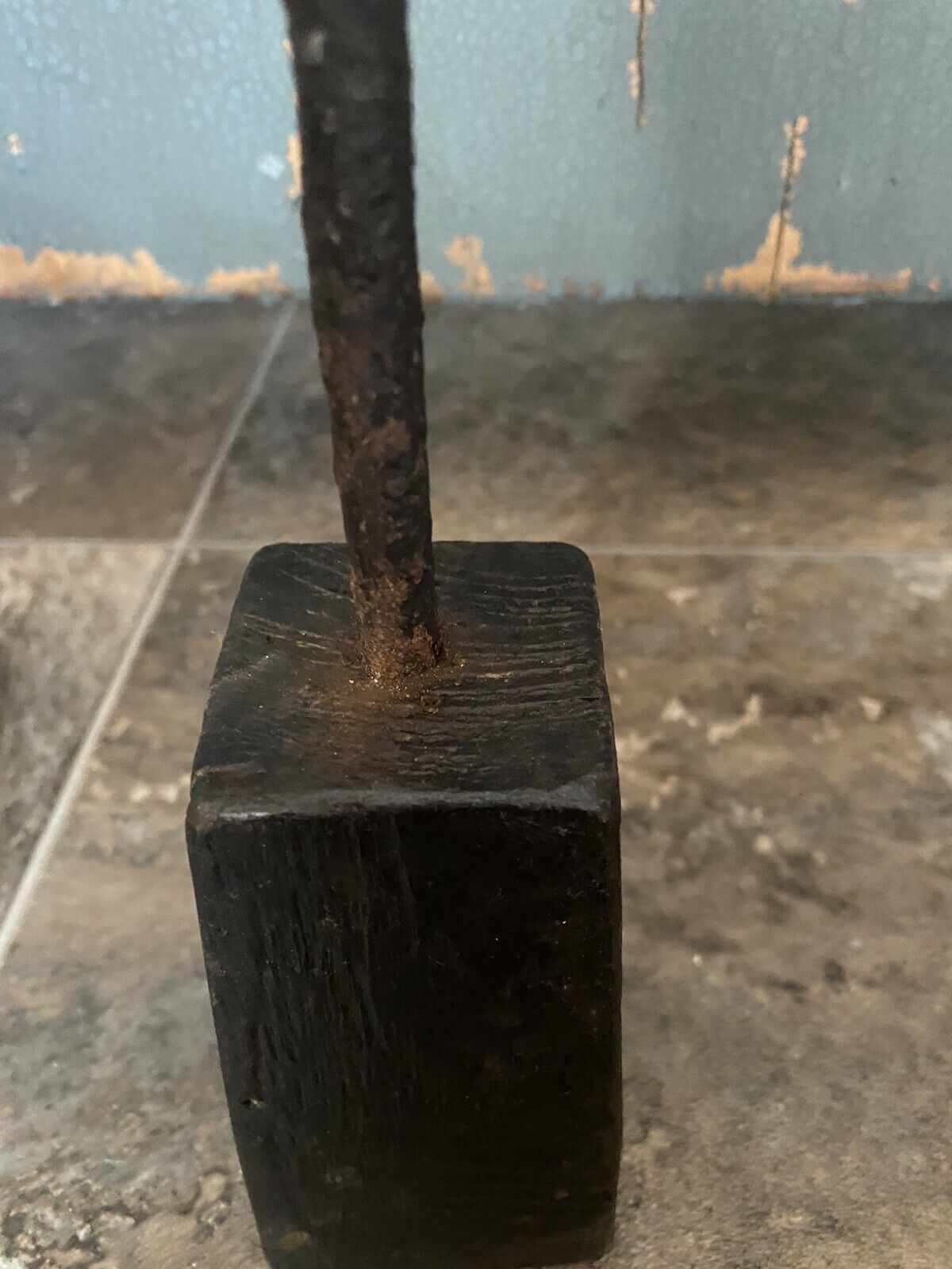 AAFA Primitive 18th Century Candle Holder/Rush Light. Ca. Late 1700’s