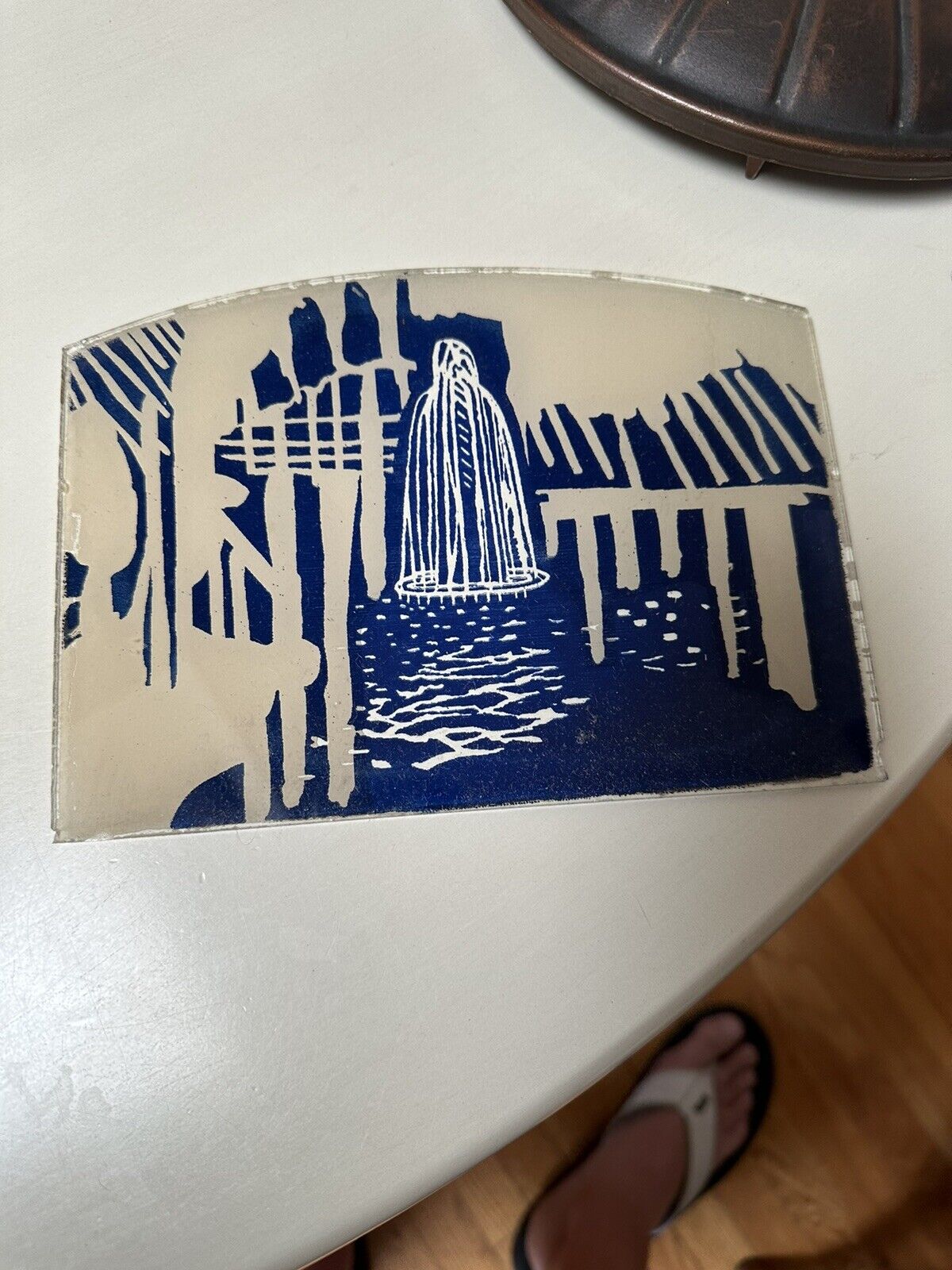 AWESOME  Early 1900’s Antique Vintage Lamp Art Deco Style  Brass? Gold Fancy