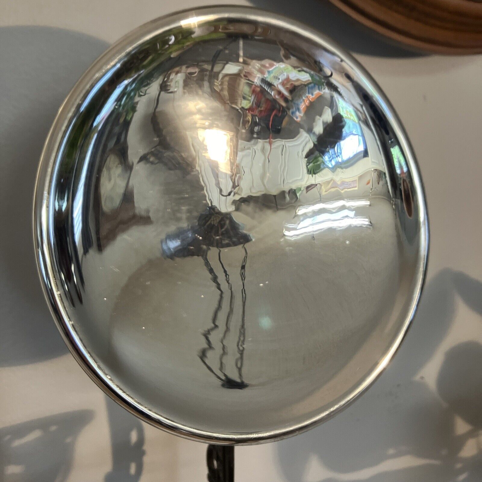 Antique Cast Iron Oil Lamp Swing Arm With Lamp