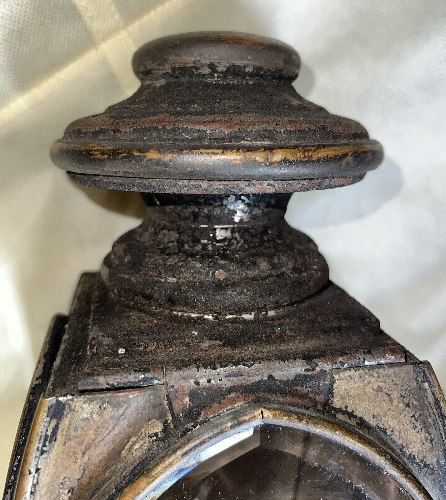 EARLY 1900s RAUCH & LANG ELECTRIC CAR SIDE LAMP WHITE MFG. CO STANHOPE BROUGHAM?