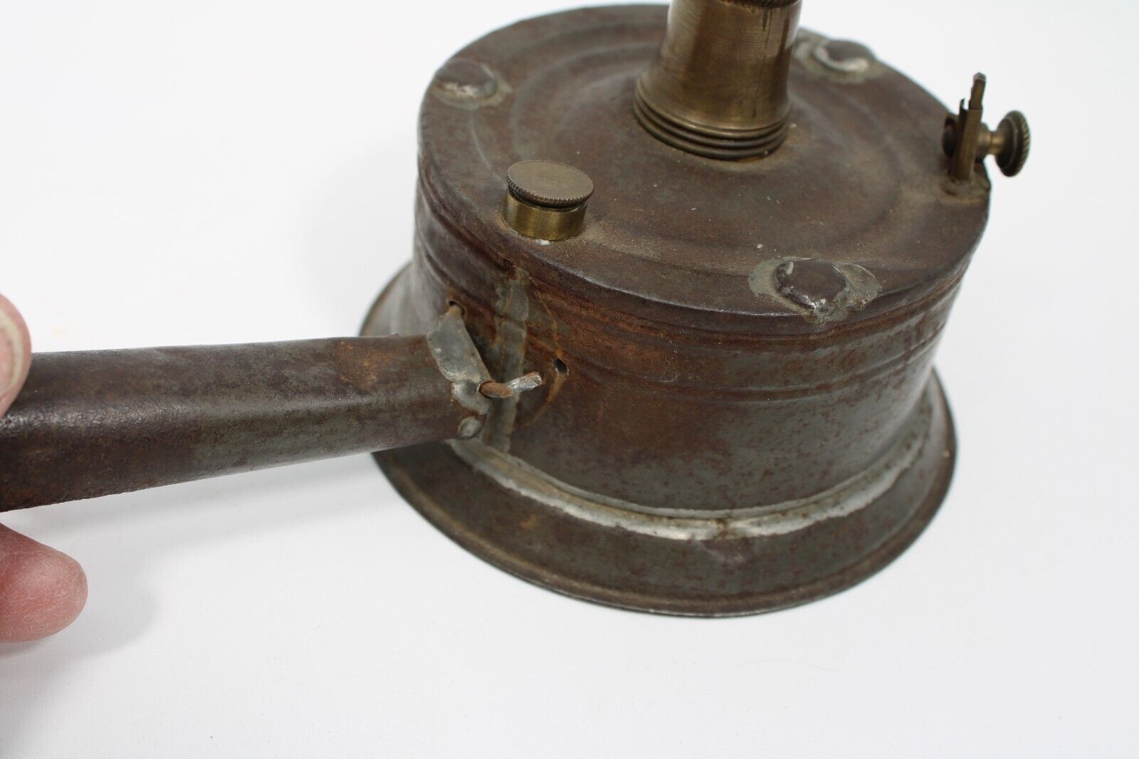 Portable Oil Lamp - Late 1800's to Early 1900's - as is