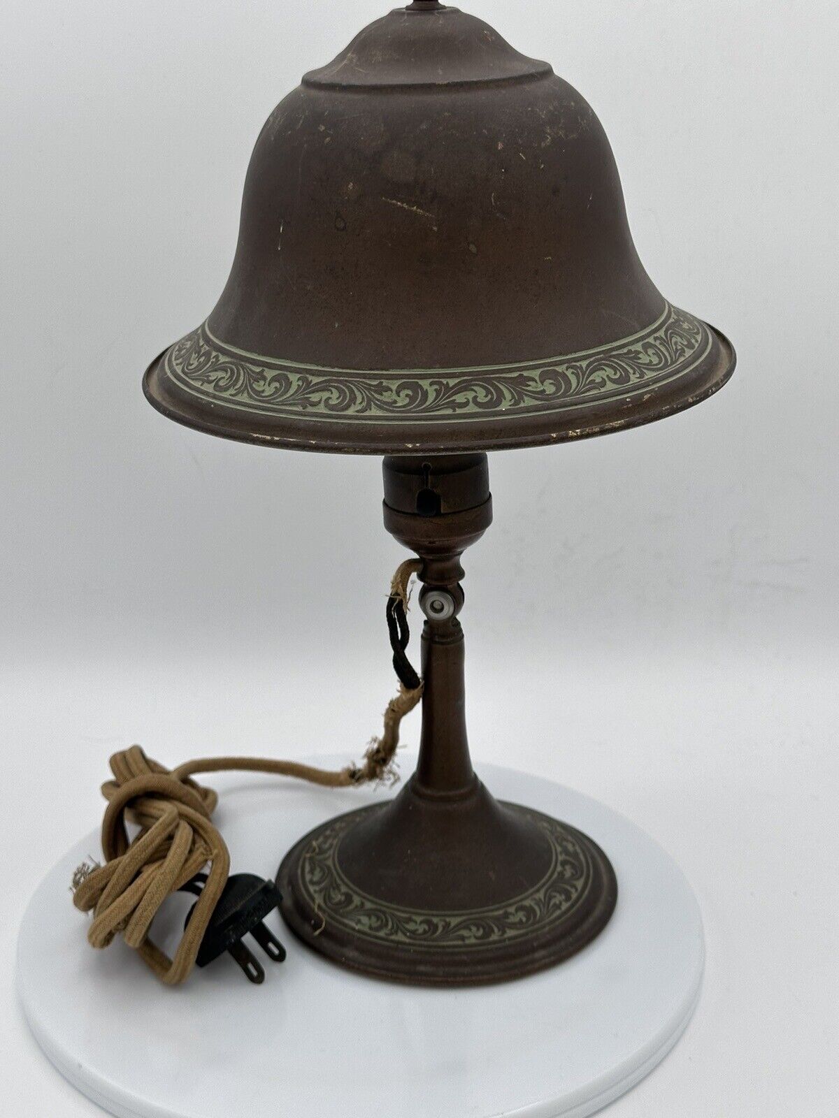 The Greist Mfg Co Desk Lamp Super Adjustable Antique Lighting New Haven Conn Vtg