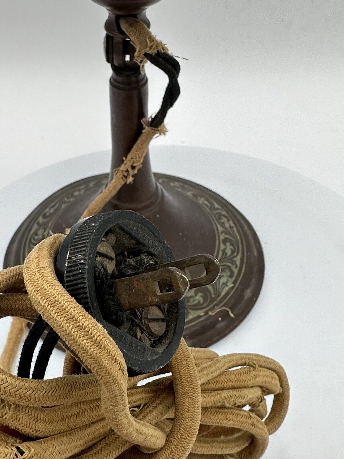 The Greist Mfg Co Desk Lamp Super Adjustable Antique Lighting New Haven Conn Vtg