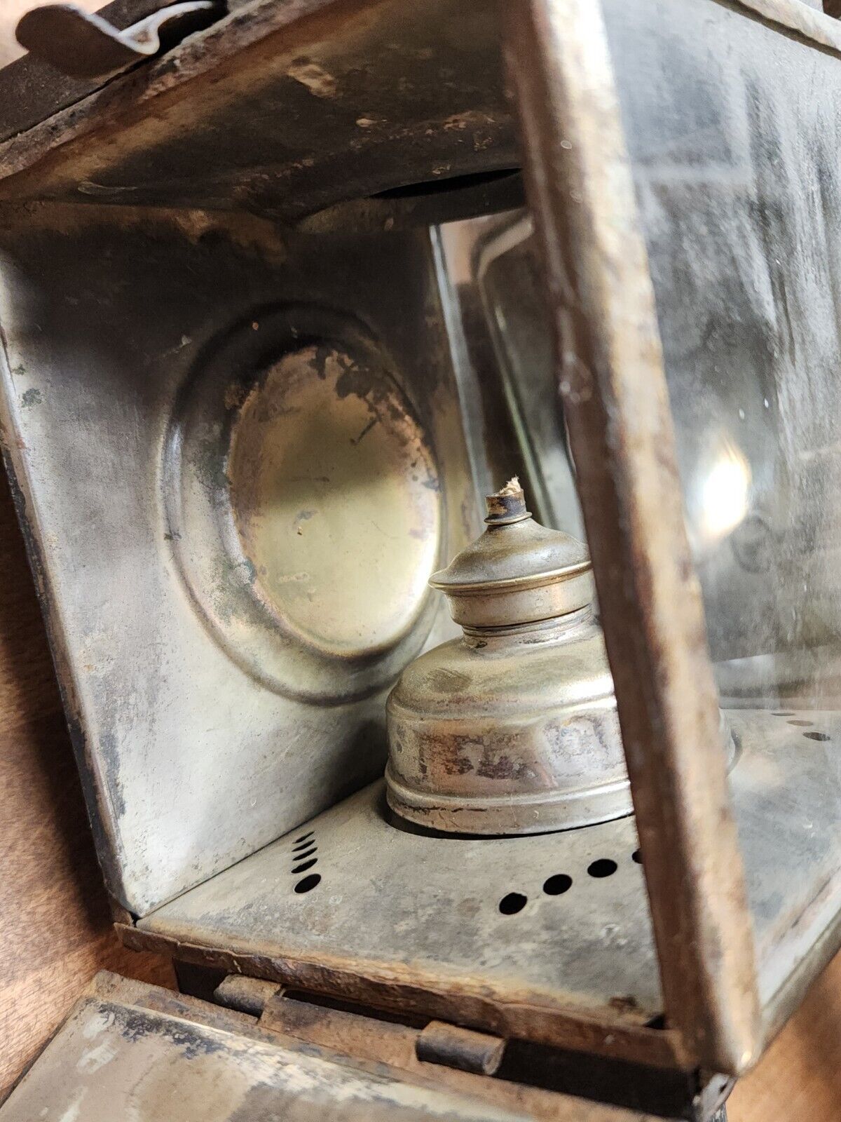 2 Antique  of 1800s Coach Or Buggy Lanterns One Marked MB Co Ny 1883