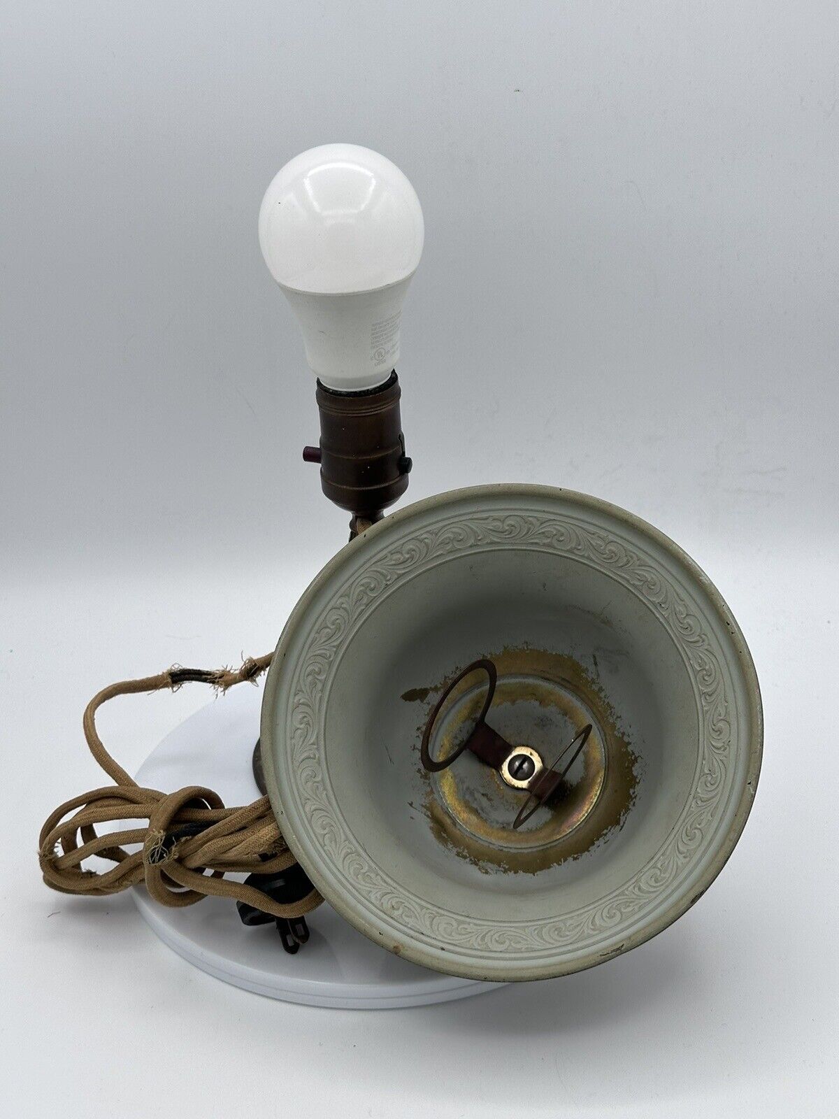 The Greist Mfg Co Desk Lamp Super Adjustable Antique Lighting New Haven Conn Vtg