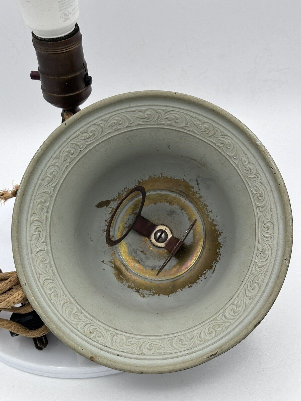 The Greist Mfg Co Desk Lamp Super Adjustable Antique Lighting New Haven Conn Vtg