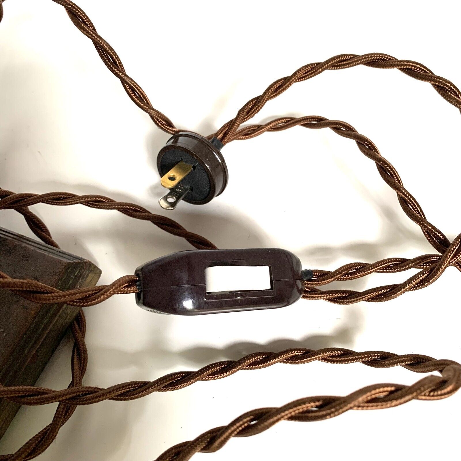 Antique Oil Table Lamp 1800s Brass Miller Signed Converted Electric