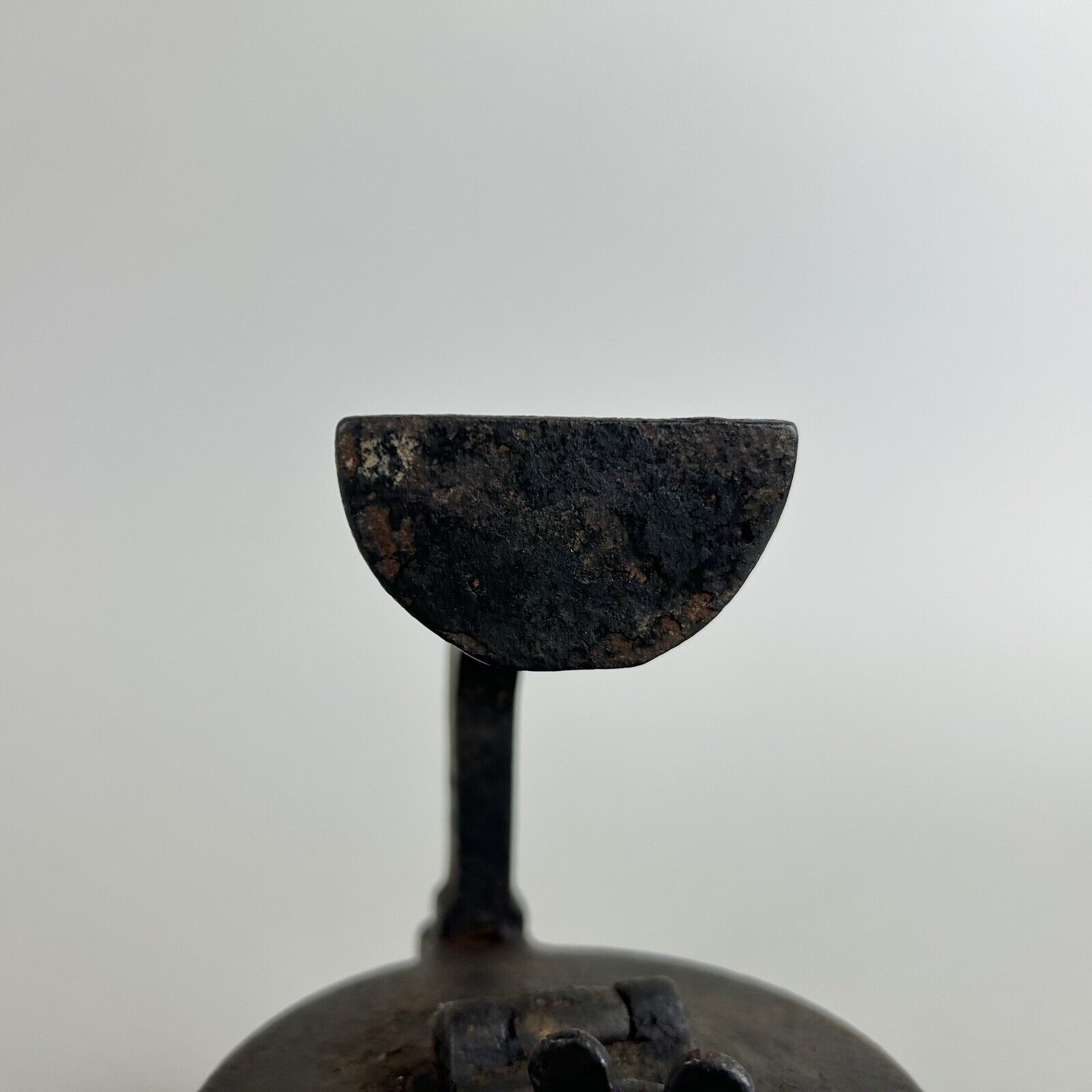 Antique 1915 A.C. Wells No. 29 Miner's Oil Iron Lamp Incomplete EXTREMELY RARE