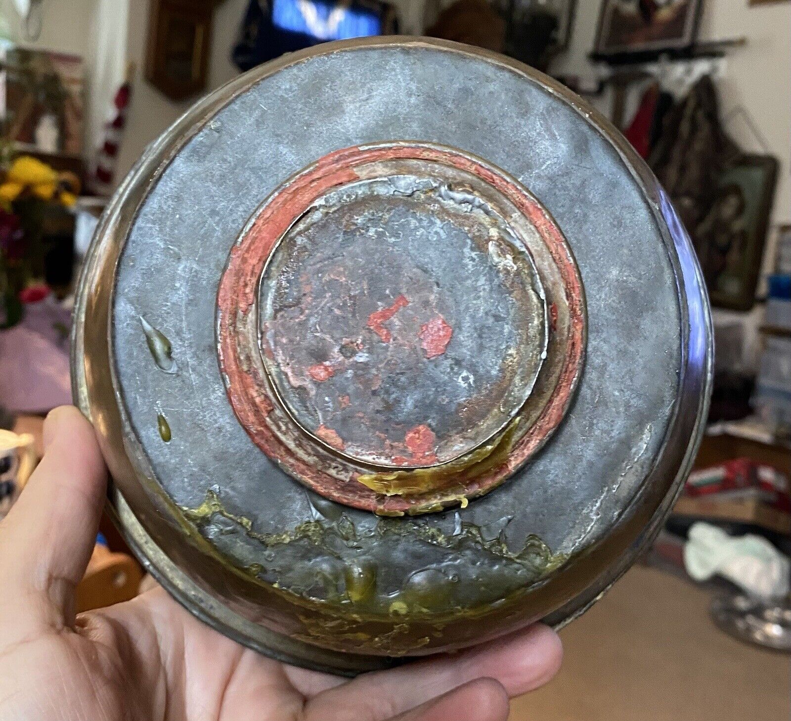 ANTIQUE VINTAGE Regenerative Blitz Lampe Brass Oil Kerosene Lamp 1900's