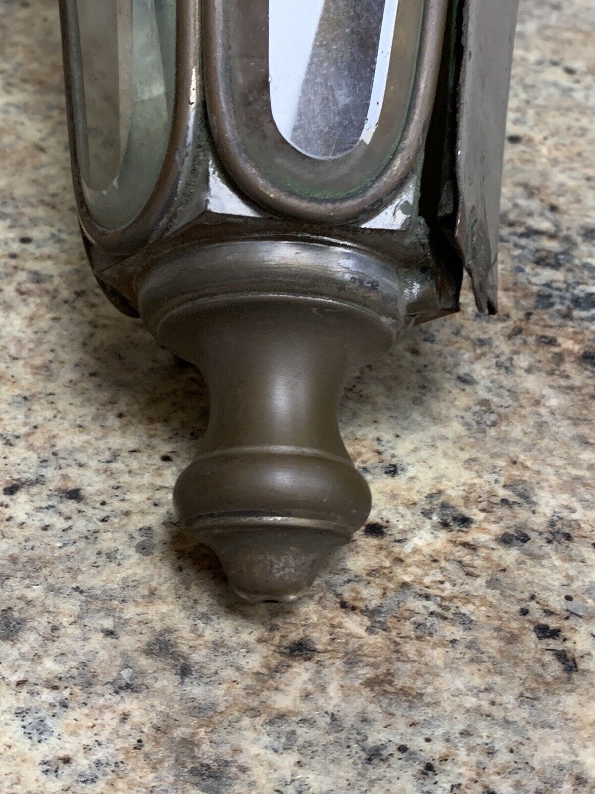 ANTIQUE 1900s PAIR AUTOMOBILE CAR COACH LIGHT LAMPS LANTERNS BEVELED GLASS  (15D