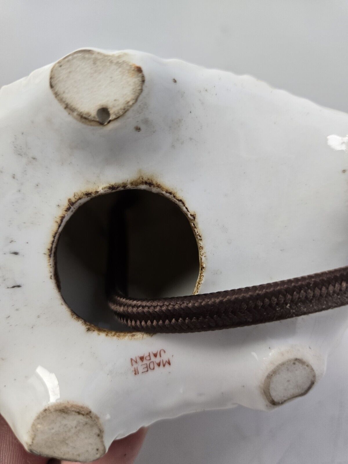 Vintage Colonial Man & Woman Table Lamp Made in Japan *Re-wired*