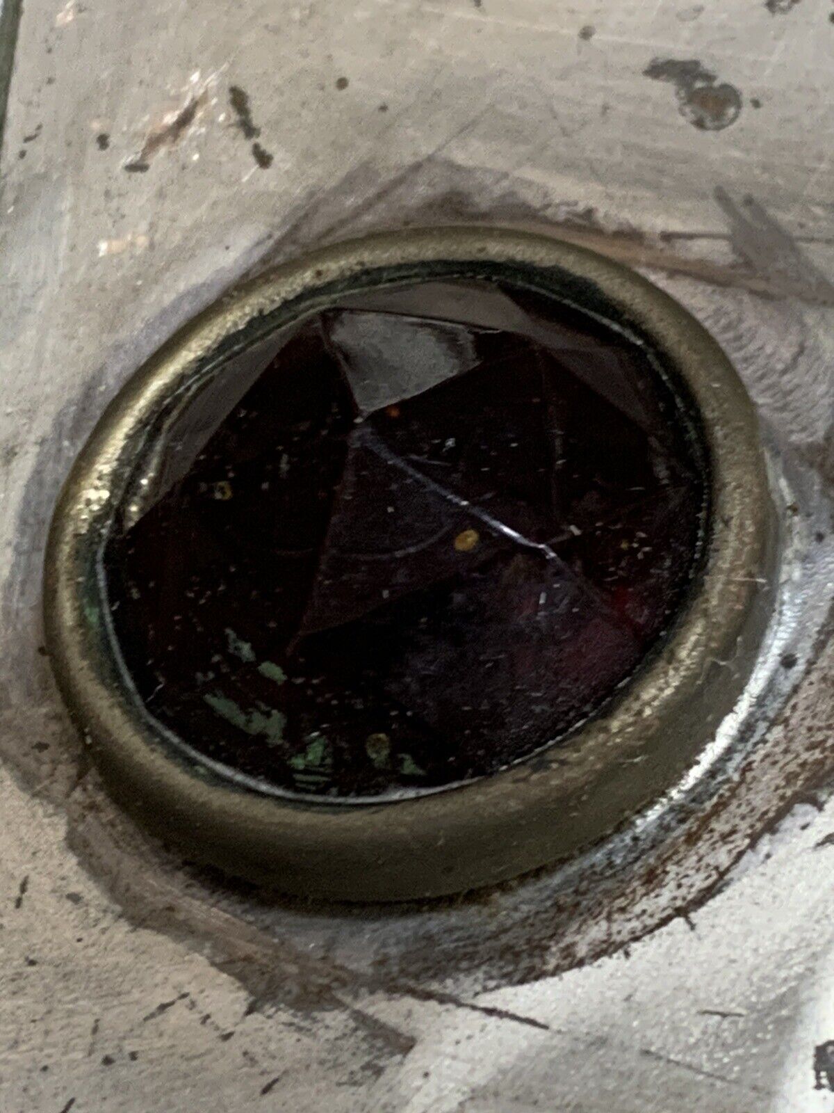 ANTIQUE 1900s PAIR AUTOMOBILE CAR COACH LIGHT LAMPS LANTERNS BEVELED GLASS  (15D