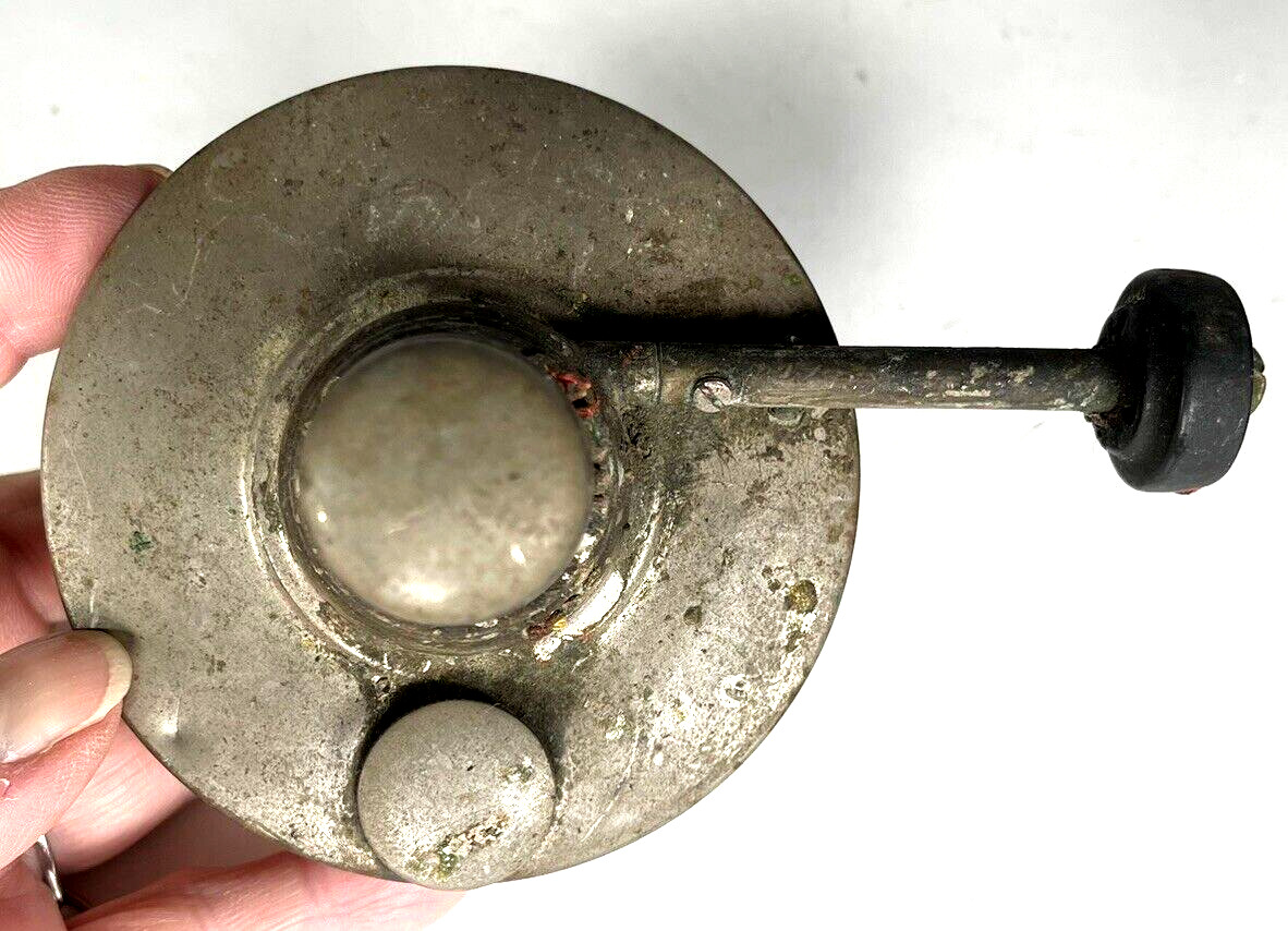 Antique Pewter Sutterley Alcohol Burner Oil Lamp May 8 1906 Philadelphia USA