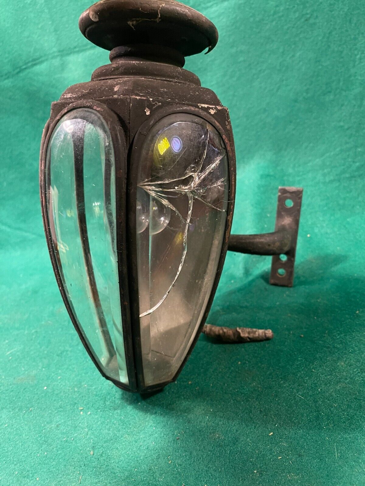 ANTIQUE Auto LAMP Carriage Cowl, body light 1900's, 1905 Electric automobile