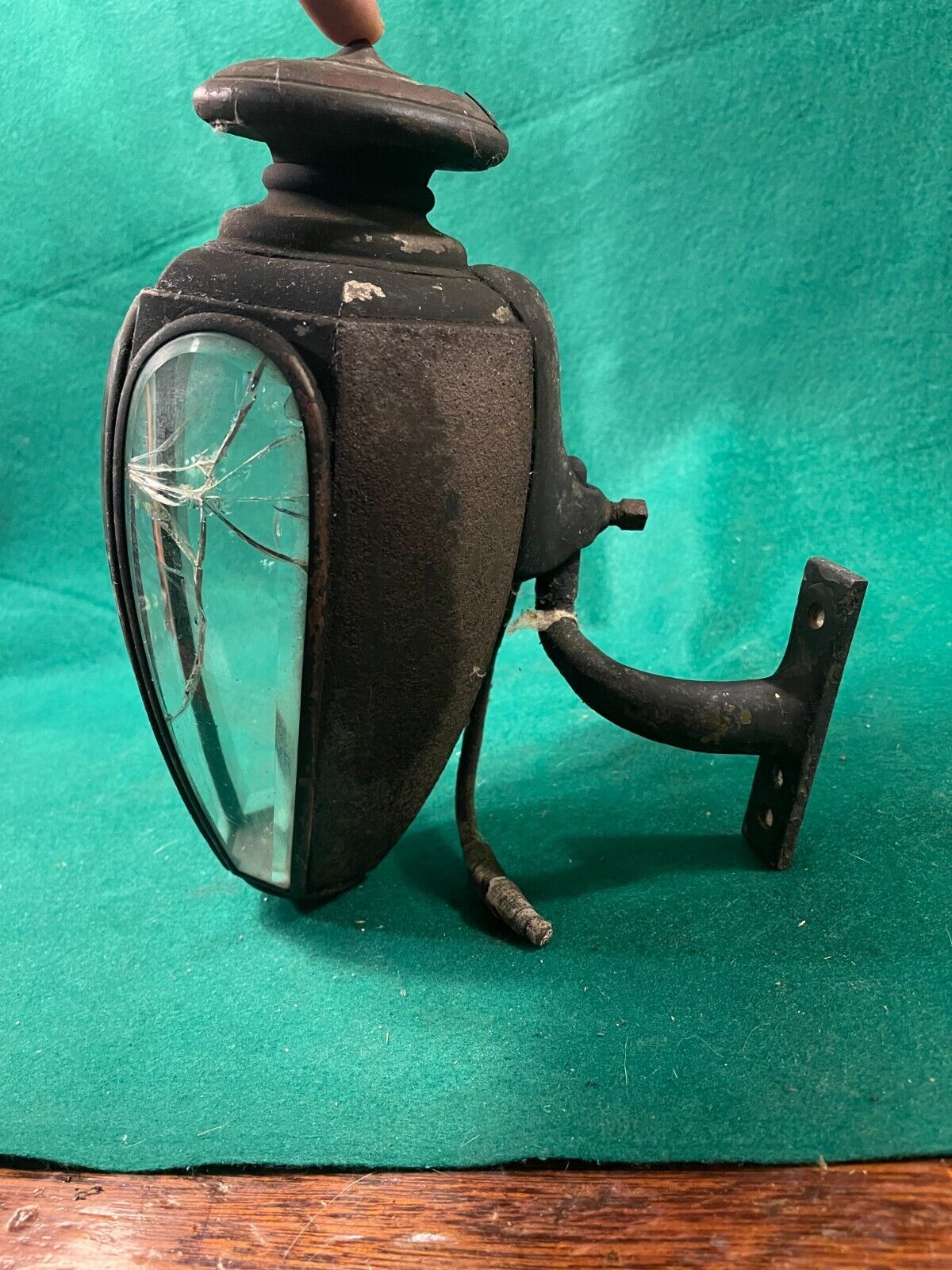 ANTIQUE Auto LAMP Carriage Cowl, body light 1900's, 1905 Electric automobile