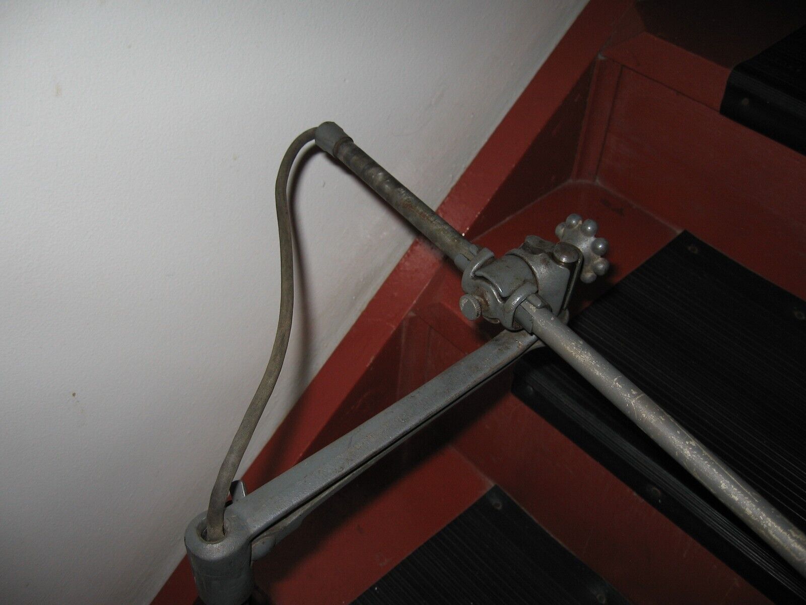 Late 1800's O C White Industrial Adjustable Lamp Working Condition 24 Pictures