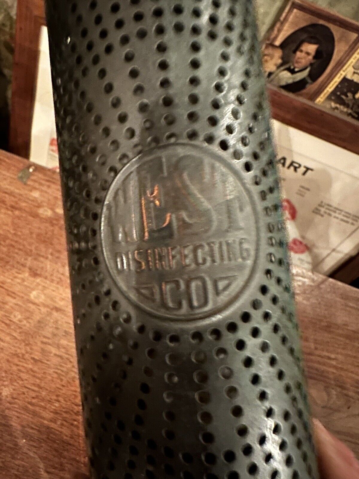 West Disinfecting Co. Bathroom Metal Canister Sanitizer Japan Finish Industrial