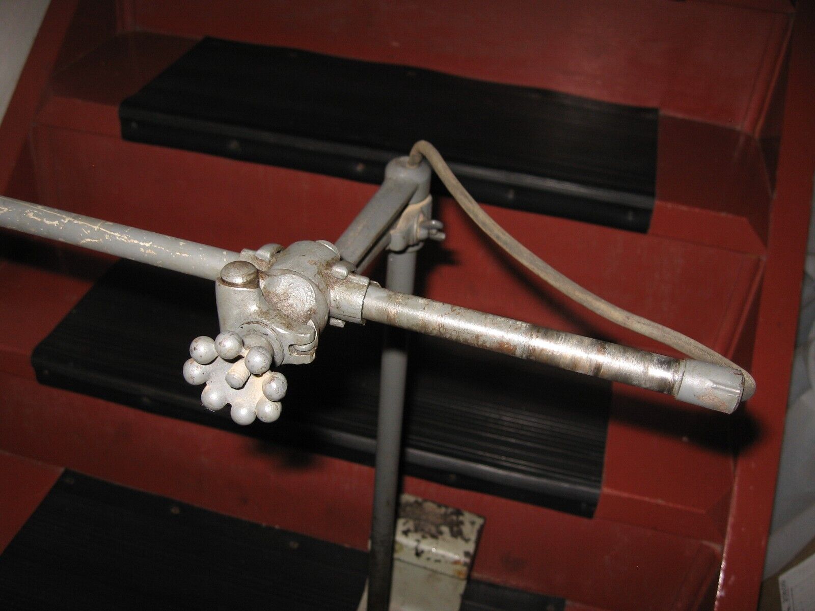 Late 1800's O C White Industrial Adjustable Lamp Working Condition 24 Pictures