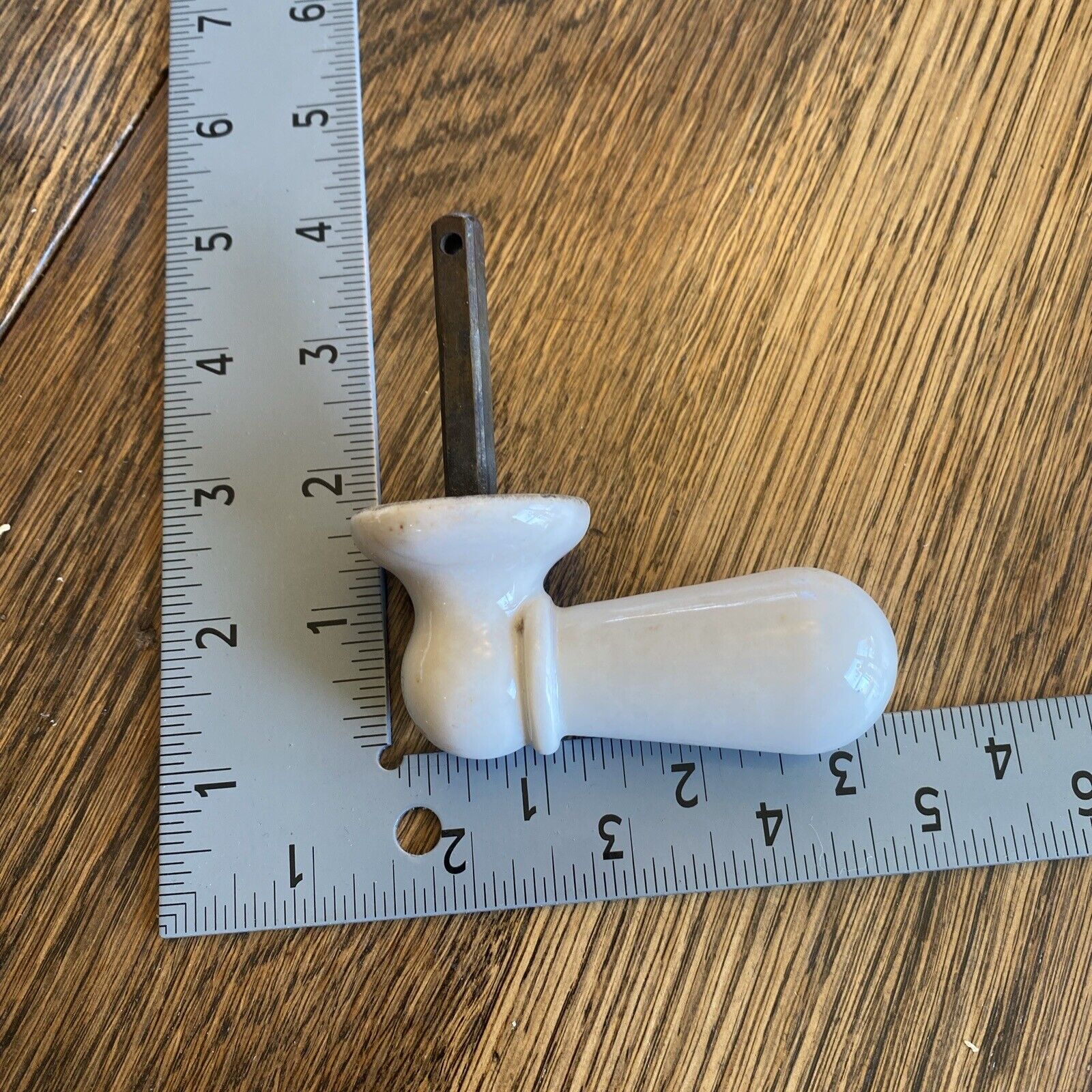 Antique Vintage Toilet Handle White Ceramic Porcelain