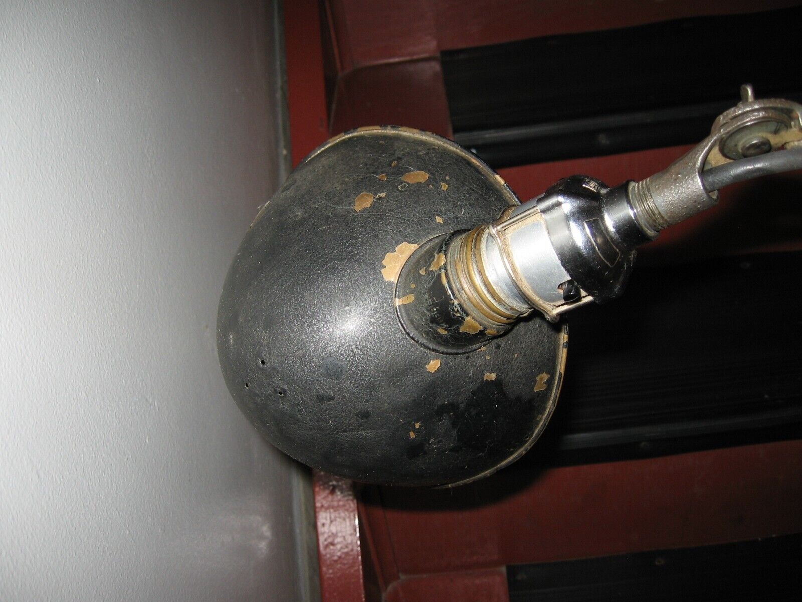 Late 1800's O C White Industrial Adjustable Lamp Working Condition 24 Pictures