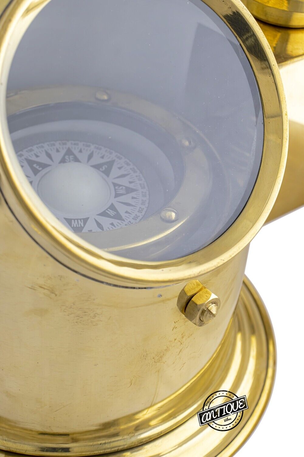 Vintage Naval/Marine Oil Lamp Gimballed Compass Binnacle Head Float Titanic Gift
