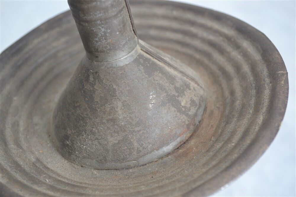 antique lamp lantern tin oil fluid finger loop early 1750-1850 original 18thc