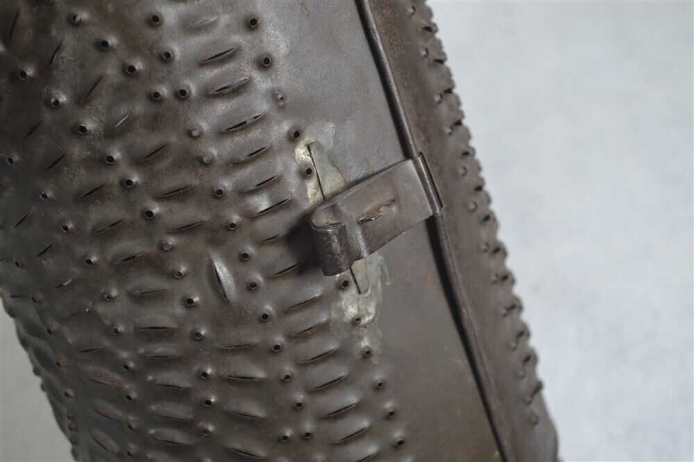 antique lantern lamp pierced tin candle sit hang early 1750-1850 original 19th