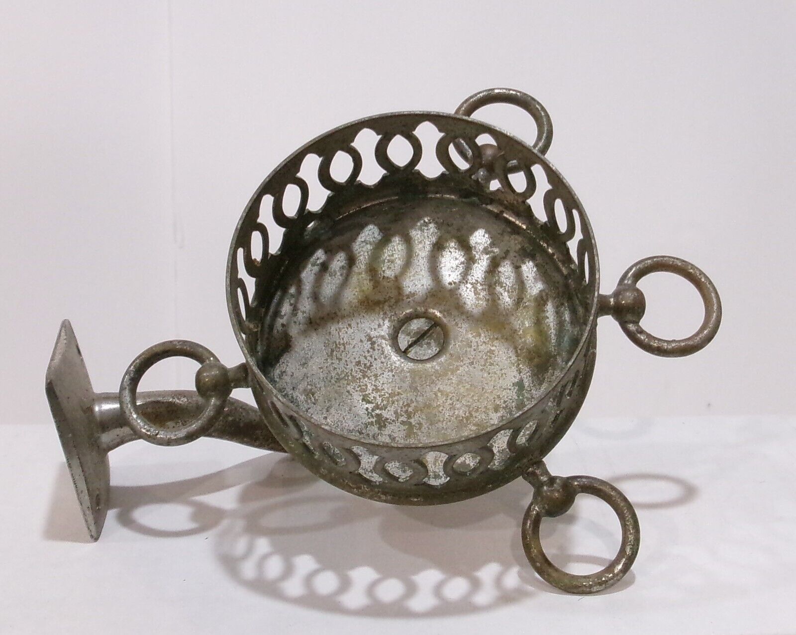 Antique Victorian Bathroom Single Cup And Tooth Brush Holder