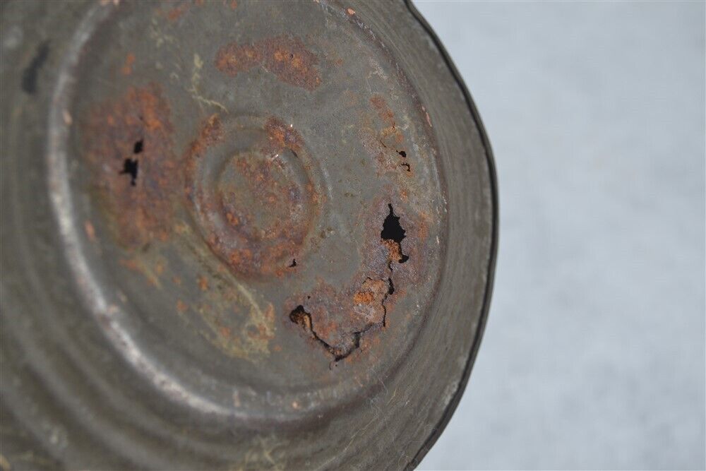 antique lamp lantern tin oil fluid finger loop early 1750-1850 original 18thc