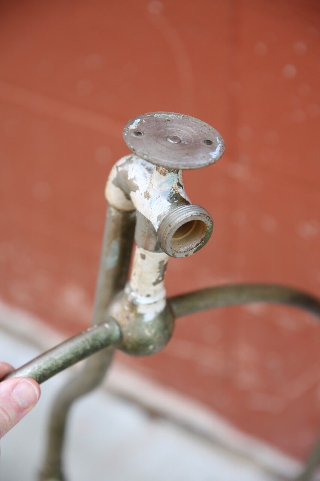 antique bathroom shower head curtain rod art deco victorian claw foot tub brass