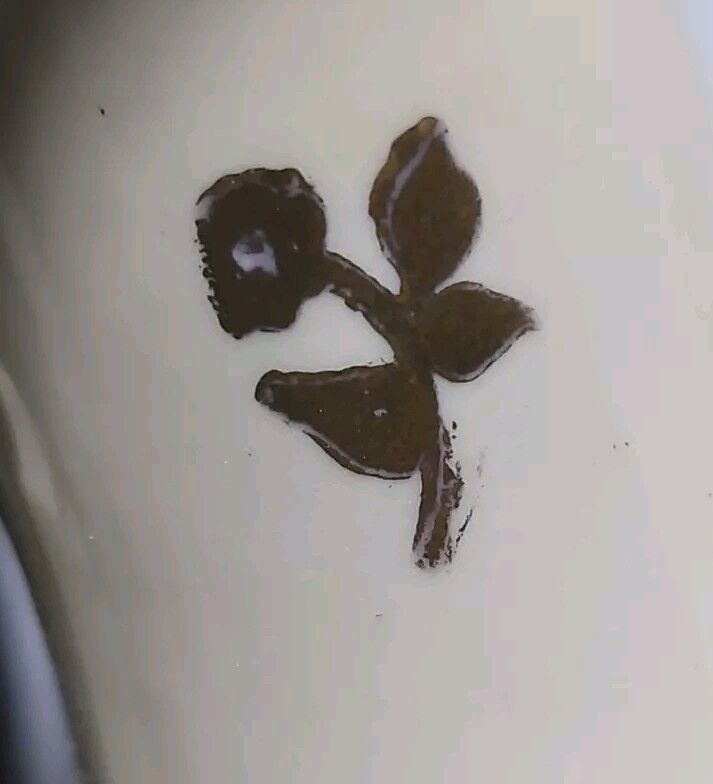 Vintage Porcelain Cream Gold Trophy Table Lamp Floral Deco Lines 26"x5"