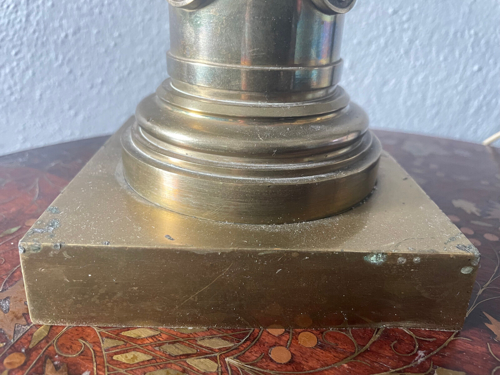 Early 19th Century Argand Lamp, Electrified