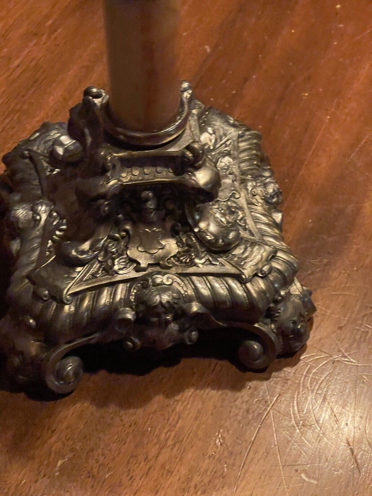 BRADLEY AND HUBBARD ANTIQUE PARLOR BANQUET CENTER DRAFT LAMP