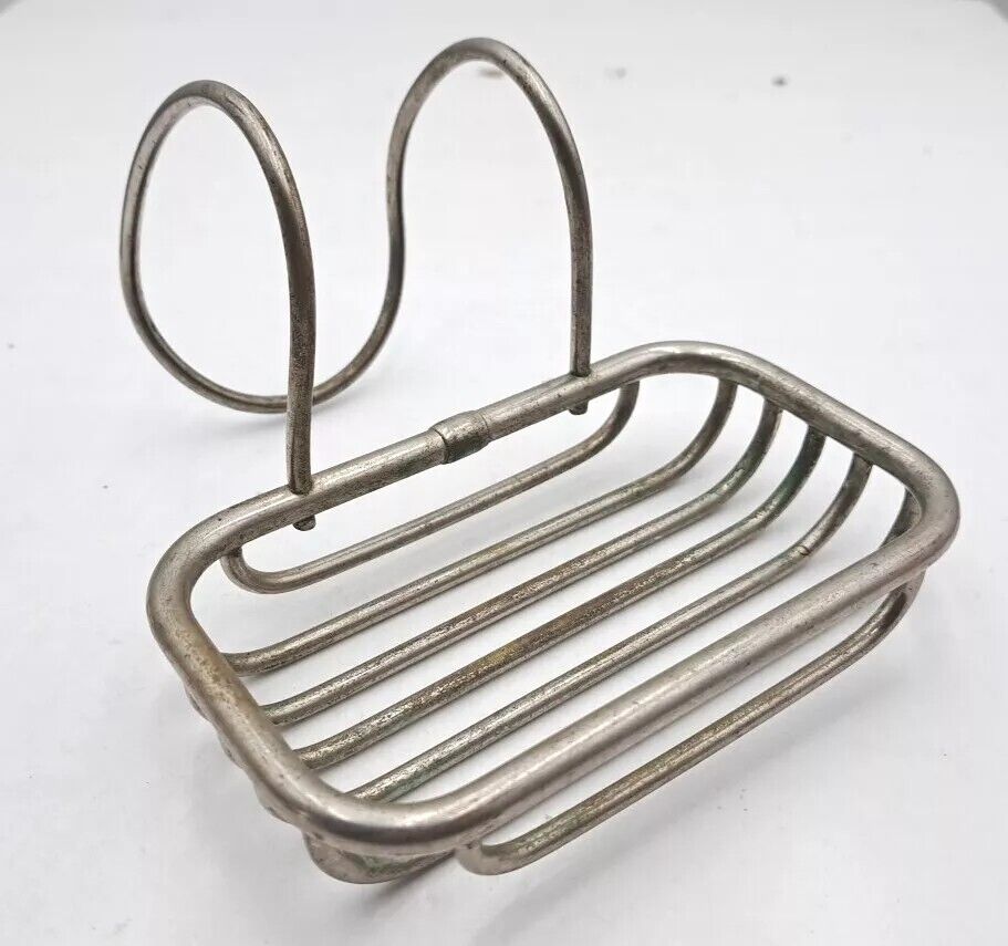 Antique / Vintage Bathroom Tub Soap Holder Wire Victorian Bathroom  Soap Holder 