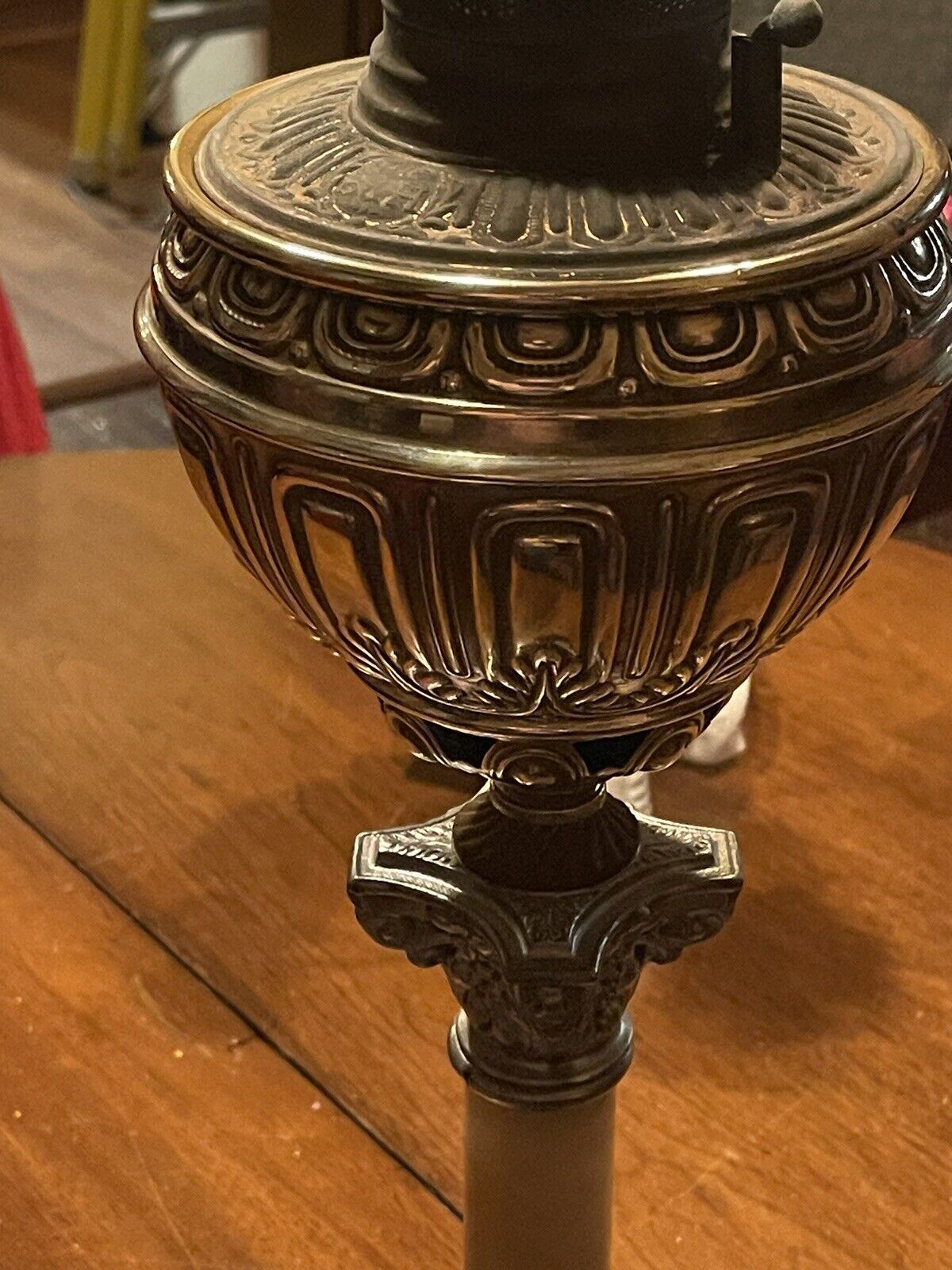 BRADLEY AND HUBBARD ANTIQUE PARLOR BANQUET CENTER DRAFT LAMP