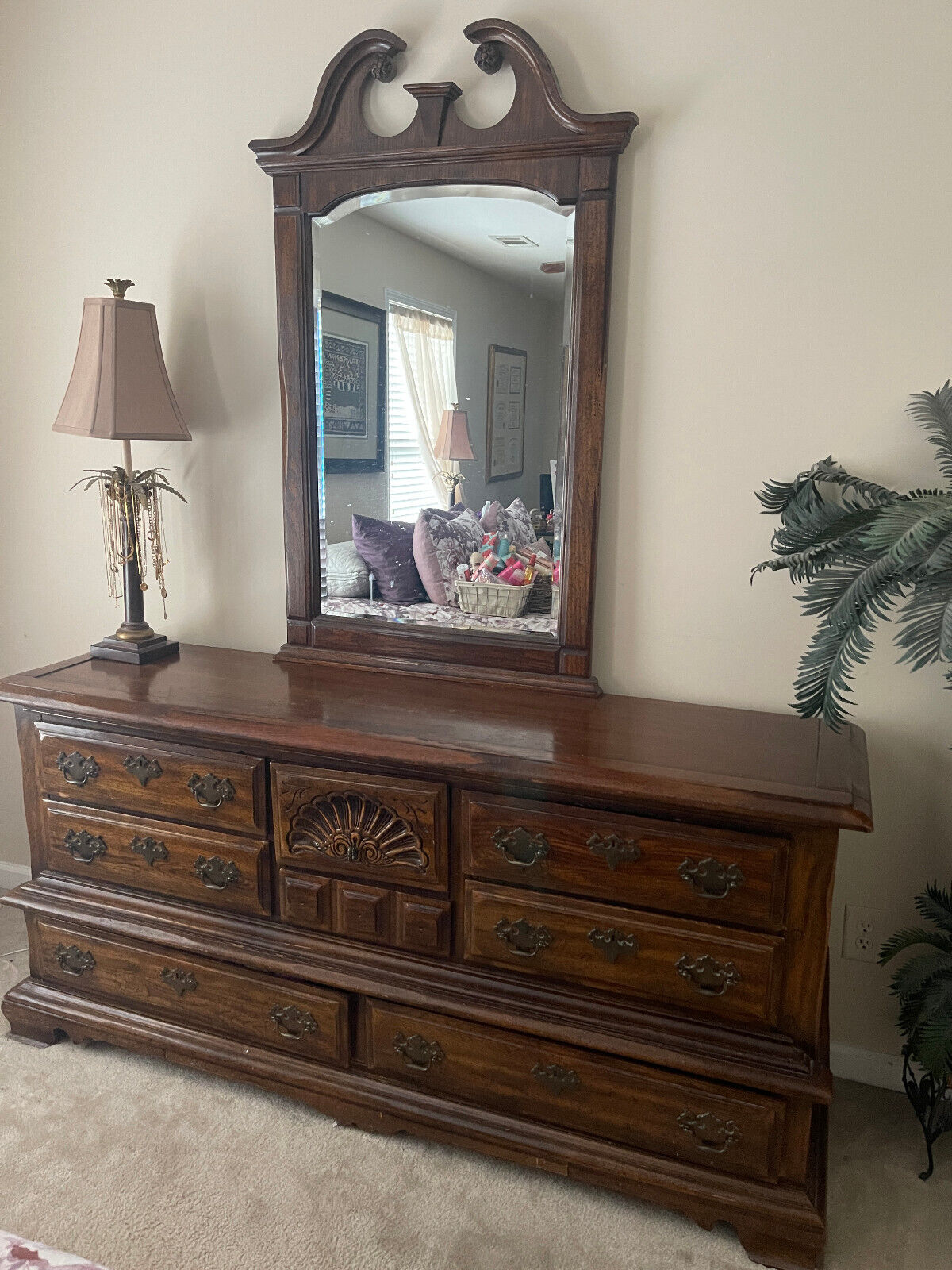 3 Piece Vintage Oak Bedroom Furniture