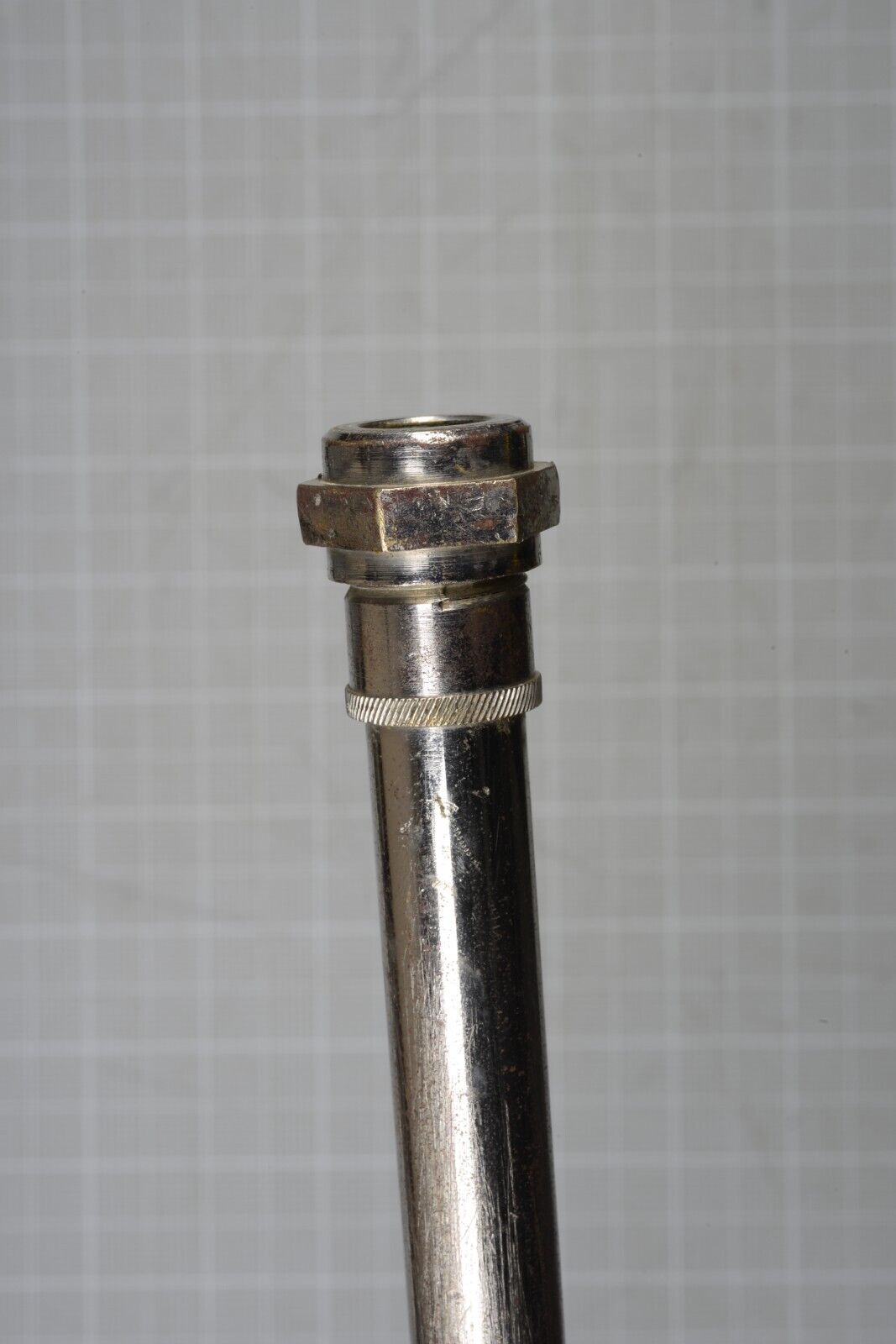 Antique faucet shut off angle valve wheel vintage  Victorian  bathroom.