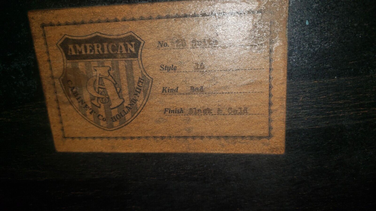 1921 Antique Bedroom Set