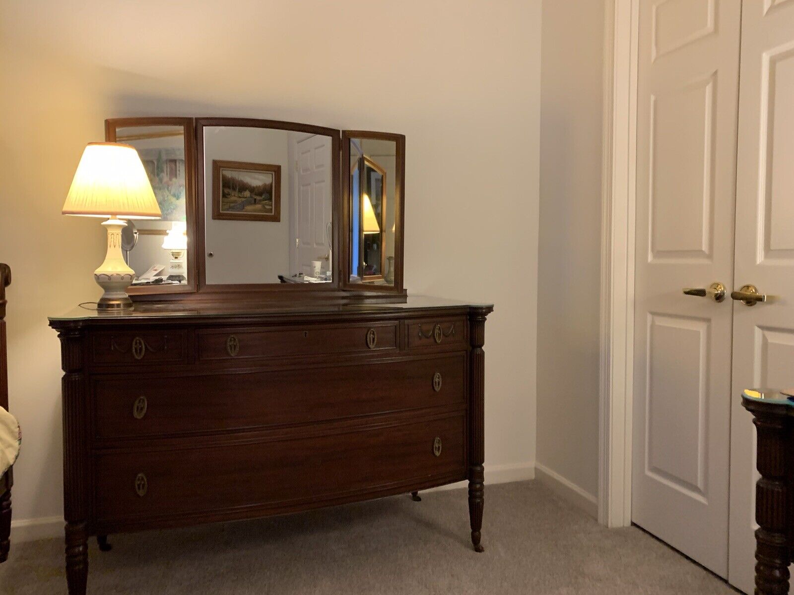 antique bedroom furniture 5-piece set. Excellent condition,