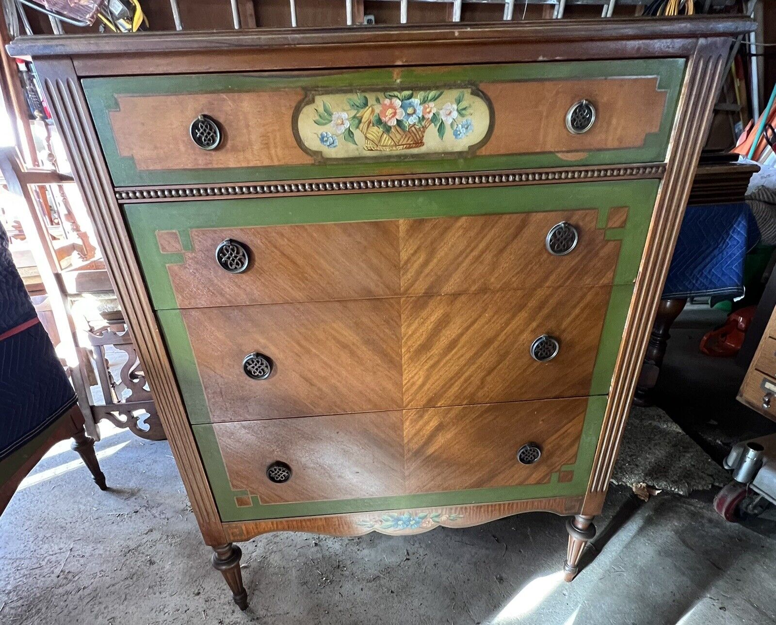 Sale! 1920s Northern Furniture Antique Twin Bedroom Set Mahogany