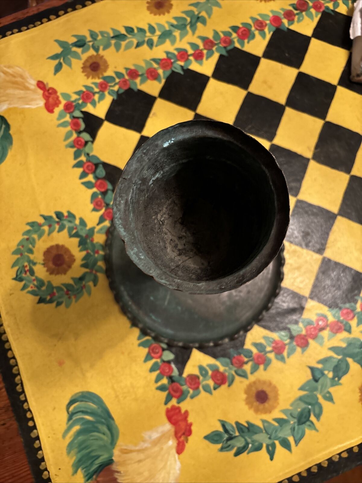 COPPER 18TH CENTURY BUTTER FAT GREASE LARD LAMP 14” Tall Hand Made Solid Copper