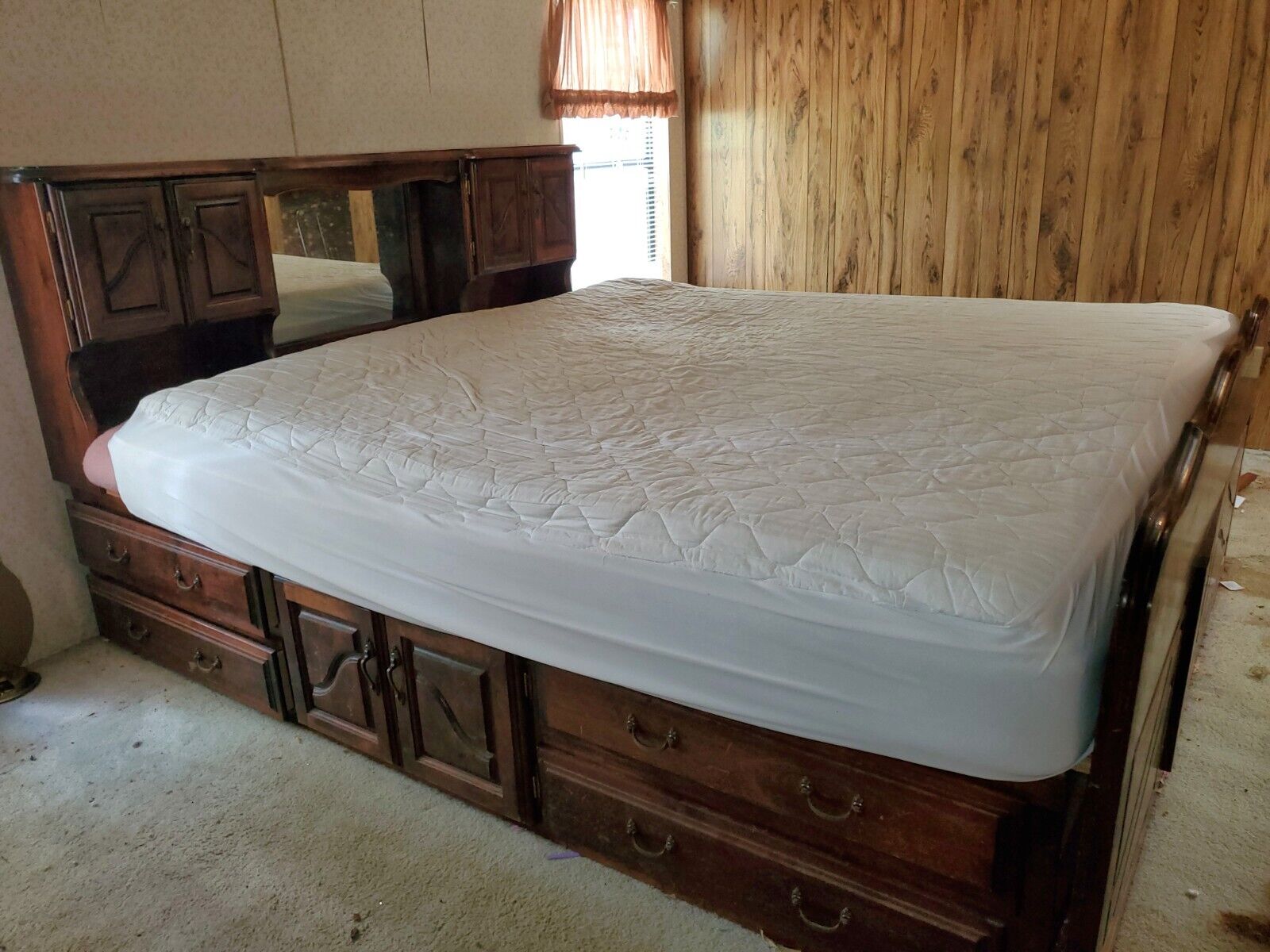antique solid wood bedroom furniture