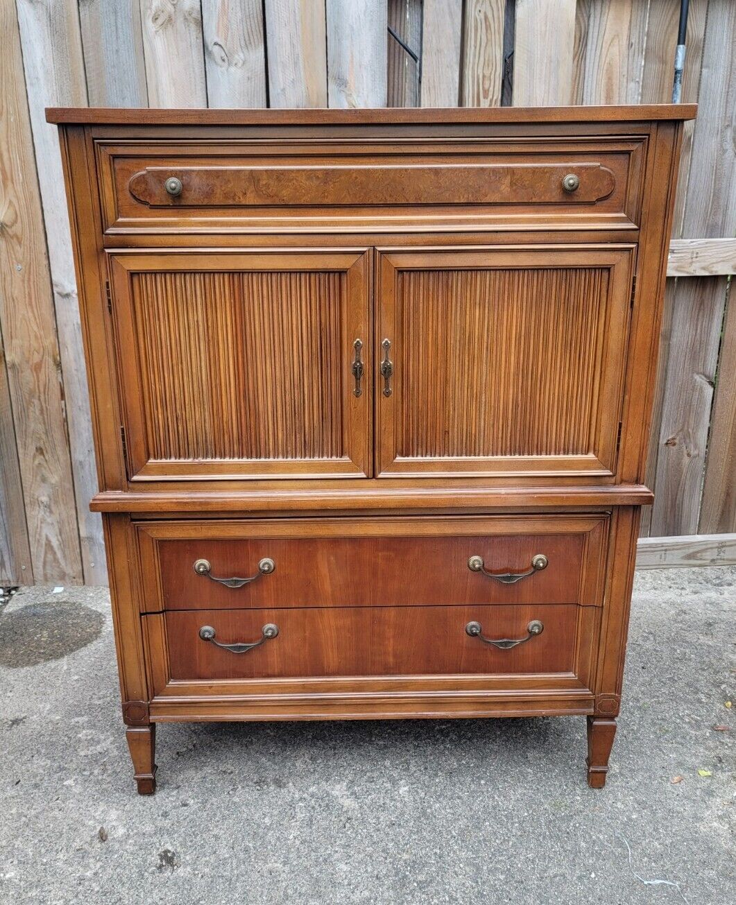 VIGNOLA FURNITURE 5-Drawer Tall Highboy Dresser Chest MCM