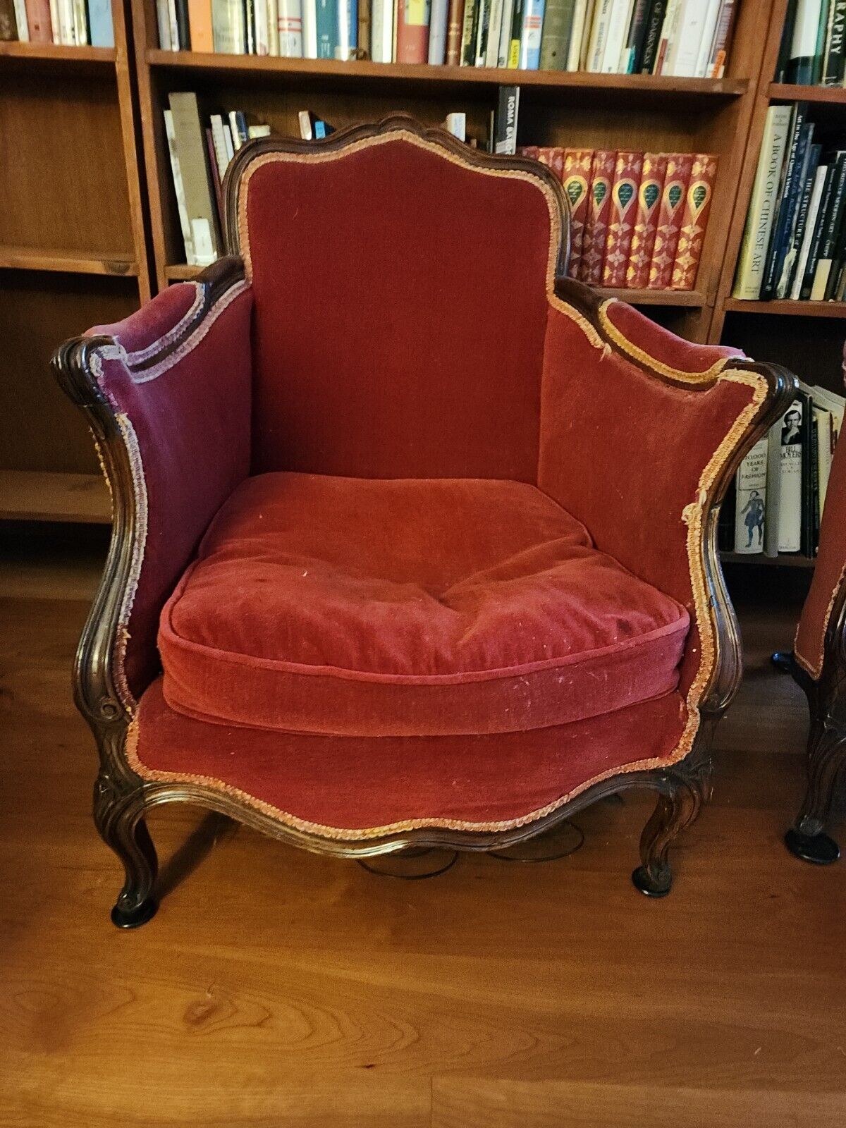 Pair Of Signed 18th Century FRENCH BERGAIRES ARMCHAIRS Chair Chairs