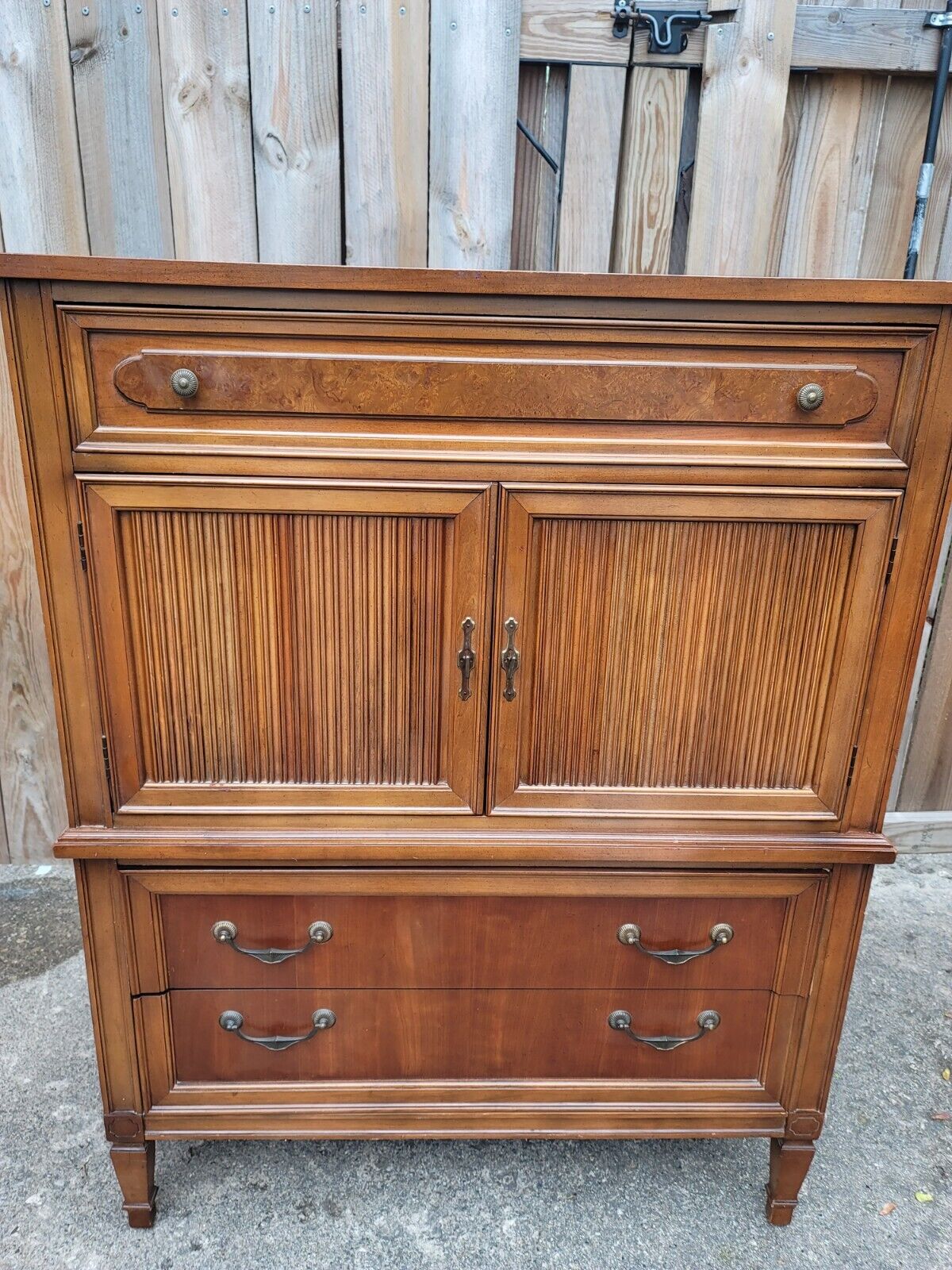VIGNOLA FURNITURE  5-Drawer Tall Highboy Dresser Chest MCM