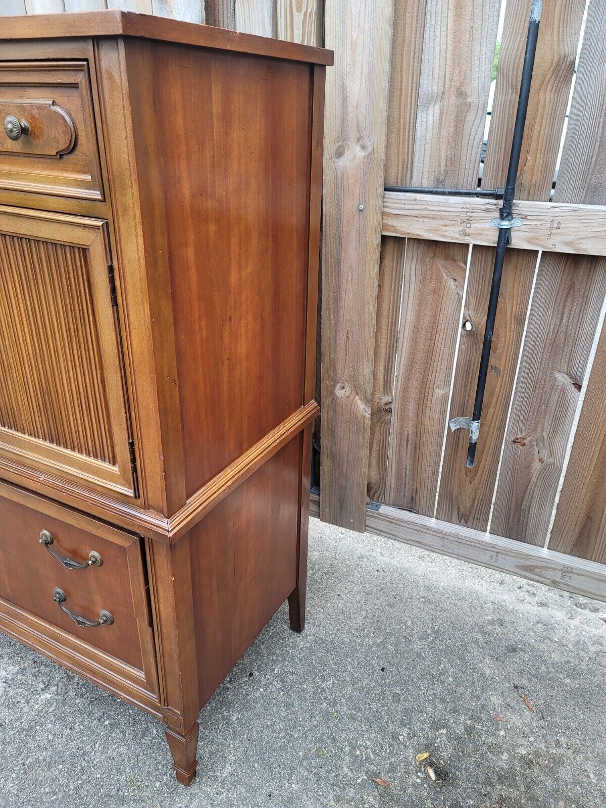 VIGNOLA FURNITURE  5-Drawer Tall Highboy Dresser Chest MCM