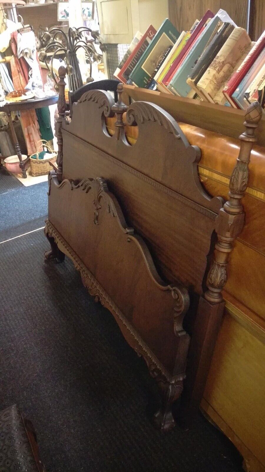 Antique Mahogany 5-Piece Bedroom Suite by Rockford Cabinet Company 1900-1950