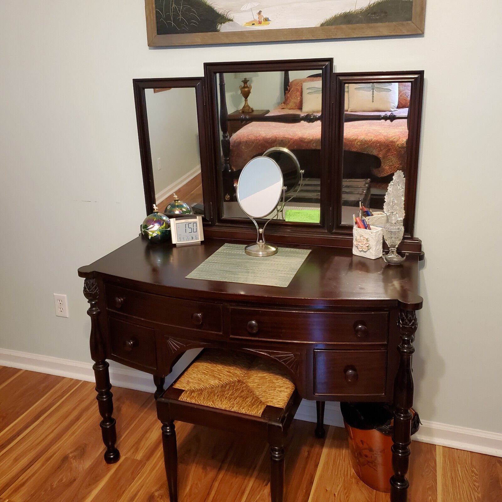 Antique Bedroom Mahogany Furniture set 1910-1920 Circa  1910-1920 Circa 