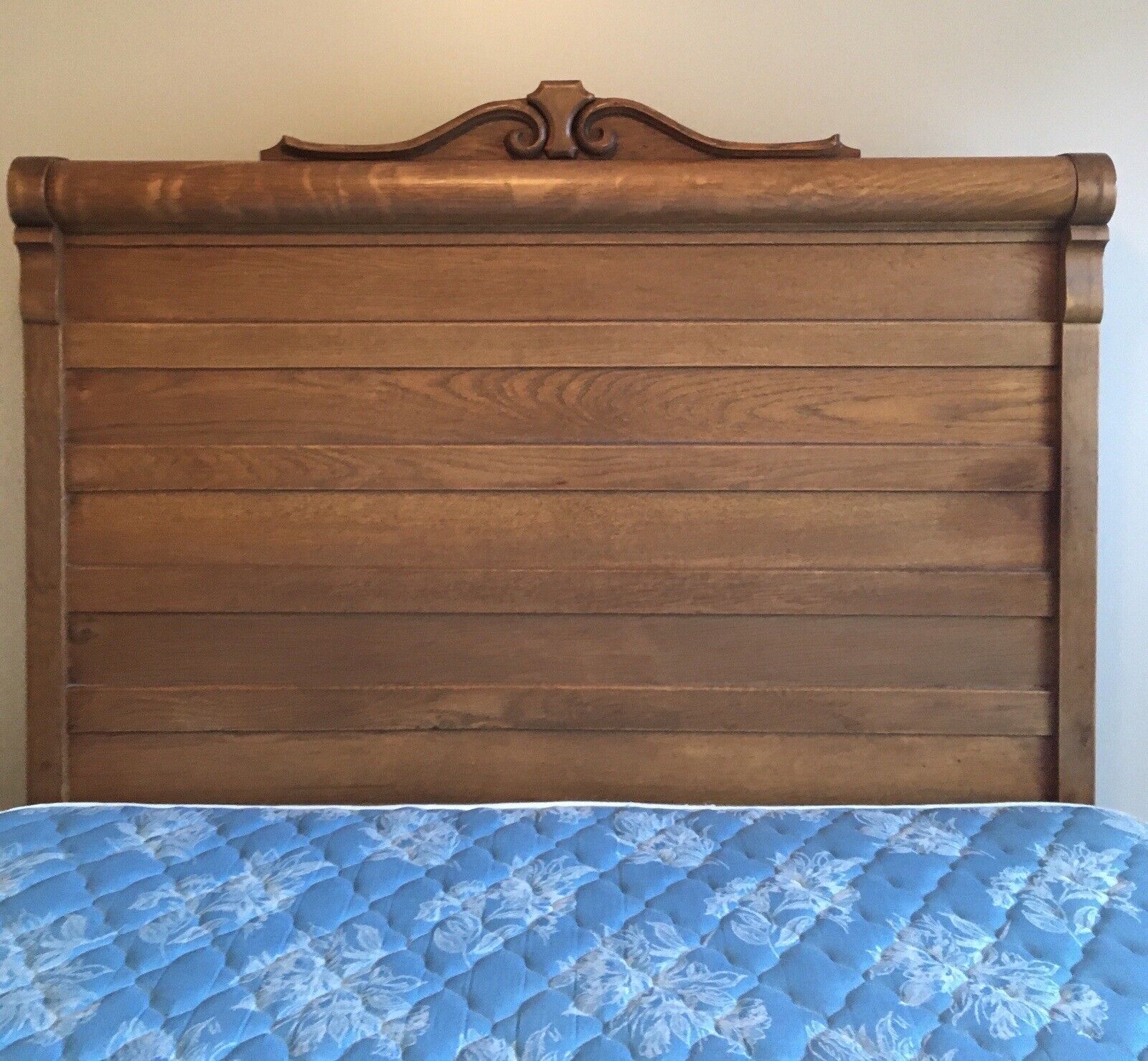 Antique Country Red Oak 3 PC Bedroom Set Full Dresser Mirror Washstand Bedside